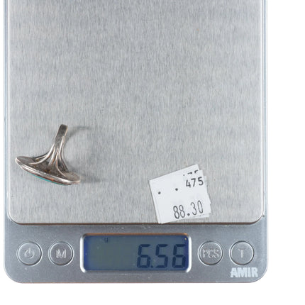 sz7 Garden of the Gods- Native American Navajo sterling silver turquoise ring