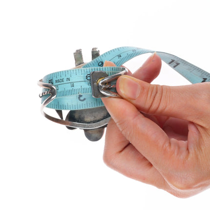 6" Jerry Roan Navajo Fire Agate/coral sterling silver kachina cuff bracelet