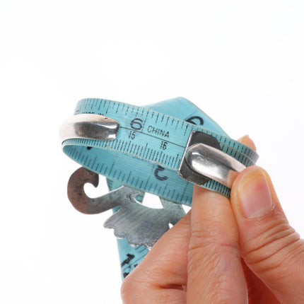 6.5" Vintage Navajo sterling silver cast older cuff bracelet