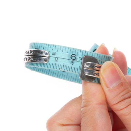 6.1" c1940's Fred Harvey Zuni snake eye turquoise double row cuff bracelet