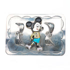 vintage Carol Kee Navajo sterling silver Mickey Mouse inlay belt buckle zunitoon