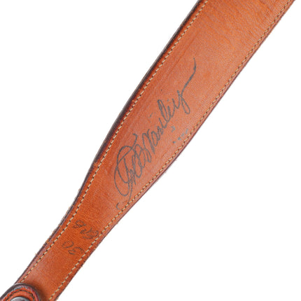 Vintage Navajo sterling silver spiderweb turquoise inlay ranger belt buckle set