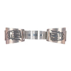 Steven Pooyouma Hopi Overlay sterling silver watch tips