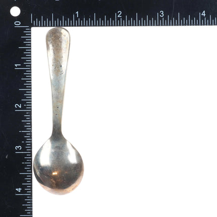 Vintage Navajo sterling silver baby/condiment spoon