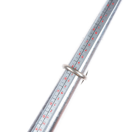 sz9.5 c1940 Navajo high grade spiderweb Royston turquoise sterling silver ring