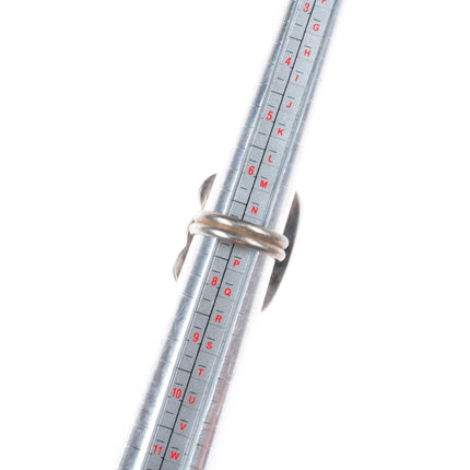 sz7 Terrence Hunt Navajo "Sun Boy" Sterling silver/turquoise modernist ring