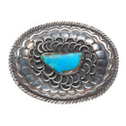 50's-60's Navajo/southwestern sterling silver belt buckle with turquoise
