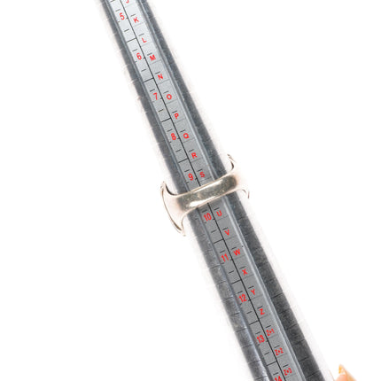 sz9.5 Big Vintage Simplicio Zuni sterling silver Big stone turquoise ring