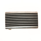 Johnny Mike Begay Navajo modernist sterling silver belt buckle