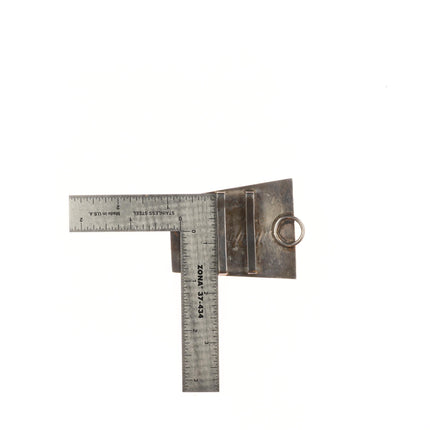 Watson Honanie Hopi 14k gold overlay on sterling silver 3pc belt buckle set