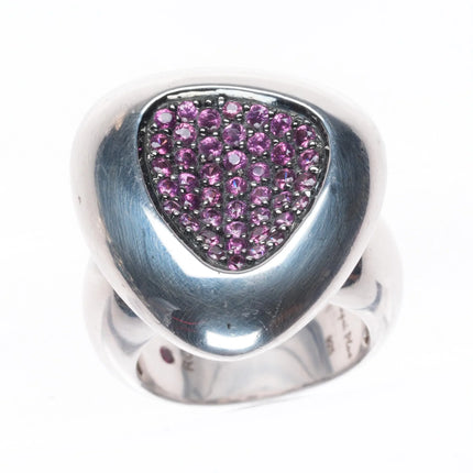 sz6 Roberto Coin Capri Plus ring Iolite stone in sterling silver