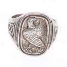 sz10.5 Georg Jensen sterling silver Celtic eagle ring 1982 for Franklin Mint