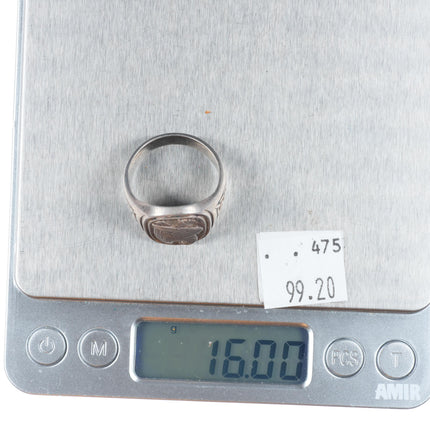 sz10.5 Georg Jensen sterling silver Celtic eagle ring 1982 for Franklin Mint