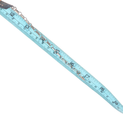 Teme Southwestern sterling silver turquoise/mother of pearl necklace/earrings