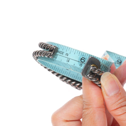 6" Vintage WB Navajo sterling silver spiderweb turquoise cuff bracelet