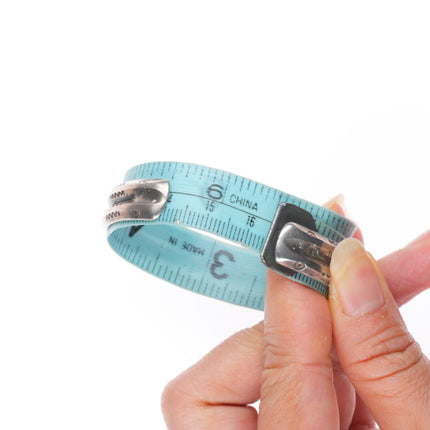 6.5" Antique Navajo ingot silver double carinated arrow stamped cuff bracelet