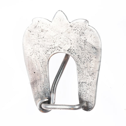 40's-50's Zuni Blue Gem Turquoise sterling silver 5/8" ranger belt buckle set