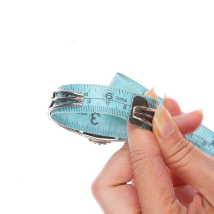 6.5" Miriam Chuyate - Hopi-Tewa twisted sterling silver turquoise cuff bracelet