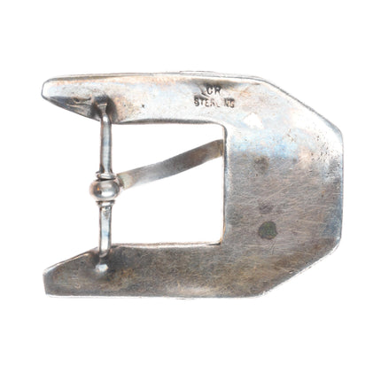 CR Southwestern sterling silver Native American ranger belt buckle set