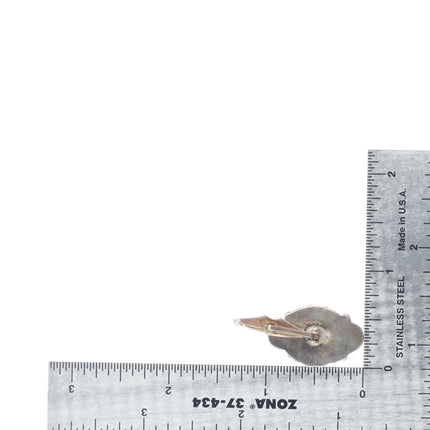 40's-50's Vintage Zuni sterling silver sunface/Kachina inlay cufflinks