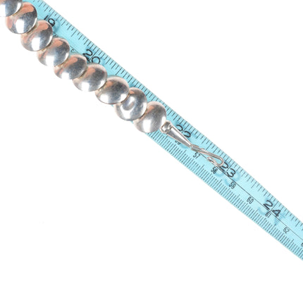 SVY Vintage southwestern sterling silver Kokopelli pillow bead necklace