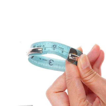 6.25"-6.5" Vintage Navajo sterling silver hand stamped stacker cuff bracelets