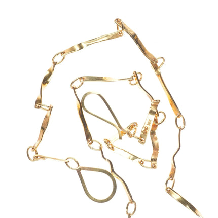 Sam Patania 18k gold, Platinum-high grade Bisbee turquoise necklace/earrings set