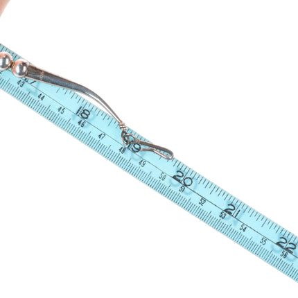 Michael Horse-Yaqui Sterling silver coral/turquoise Kachina pendant necklace