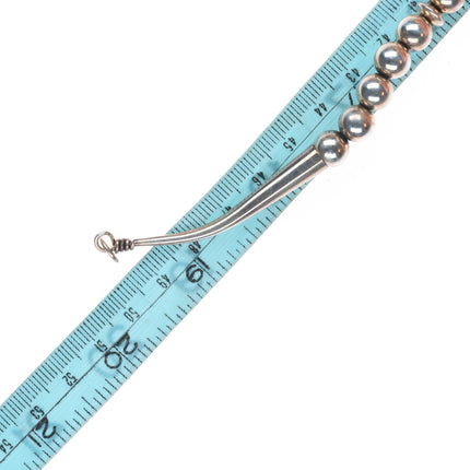 Michael Horse-Yaqui Sterling silver coral/turquoise Kachina pendant necklace