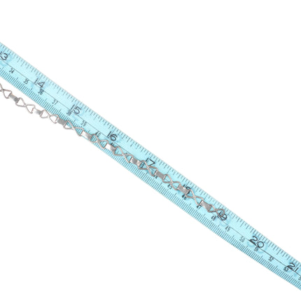 Vintage 40's-50's Zuni sterling silver turquoise petit point cluster necklace