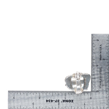 sz7.5 Durango Silver Blue Gem Turquoise sterling silver John Hartman ring