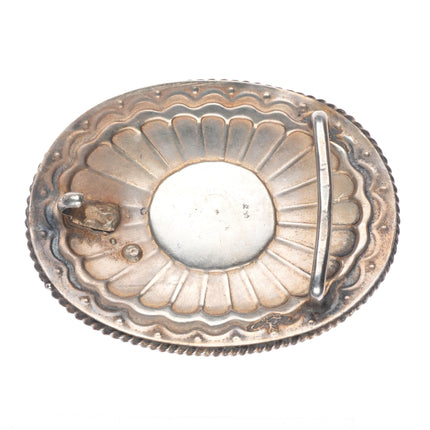 50's-60's Navajo/southwestern sterling silver belt buckle with turquoise