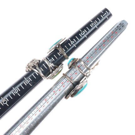 sz3-10 Navajo/Zuni/Southwestern sterling silver turquoise/shell/coral rings lot