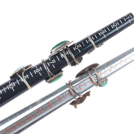 sz4-11 Navajo/Zuni/Southwest sterling silver turquoise Bumblebee jasper ring lot