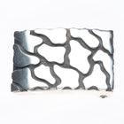 Vintage Taxco Mexican modernist sterling silver skin/hide style belt buckle
