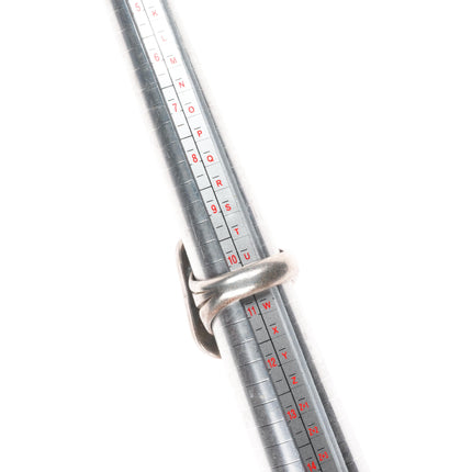 sz10.5 50's-60's Vintage Navajo modernist sterling silver turquoise ring