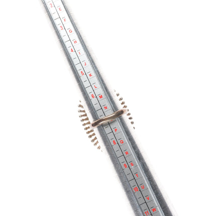 sz7 c1960's Vintage Bonnie Quam Zuni sterling silver needlepoint turquoise ring