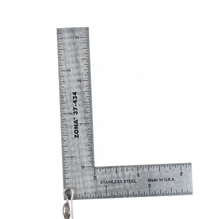 Big Vintage Ornate Southwestern sterling silver cross pendant with turquoise