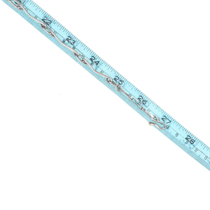 Fannie Chavez Navajo sterling silver high grade turquoise modernist necklace