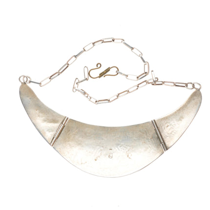 Watson Honanie Hopi 14k gold overlay on sterling silver necklace Eagle Dancers