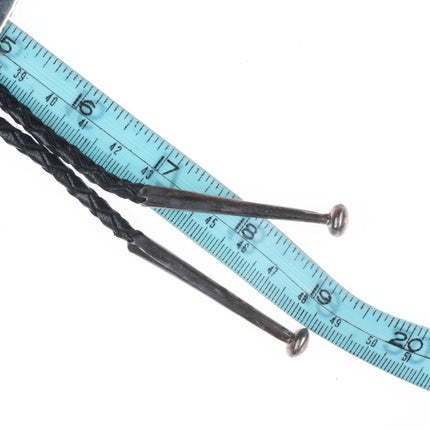 Retro Southwestern sterling silver golfing Kokopelli bolo tie