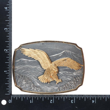 Sterling silver 1982 Bald Eagle US Symbol 200 Anniversary Patriotic belt buckle