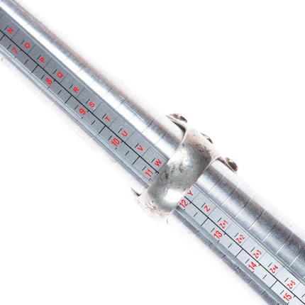 sz12 MT Vintage Navajo sterling silver turquoise heavy size 12 ring