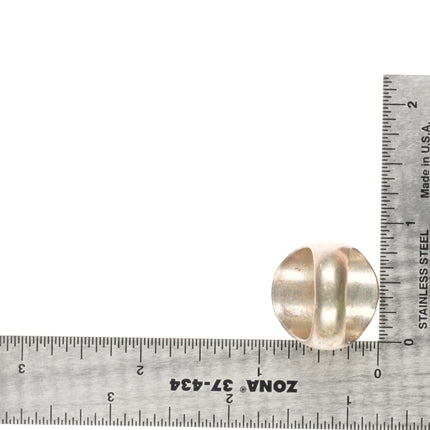 sz8.75 Vintage Bell Trading Post sterling silver turquoise Navajo stamped ring