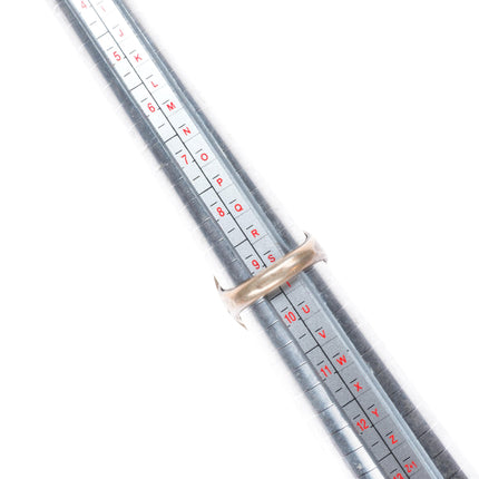 sz9.5 Vintage Navajo purple Charoite sterling silver ring