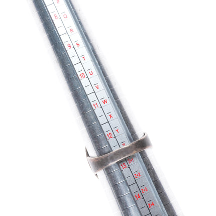 sz12.75 Vintage southwestern/Navajo sterling silver lace agate men's ring