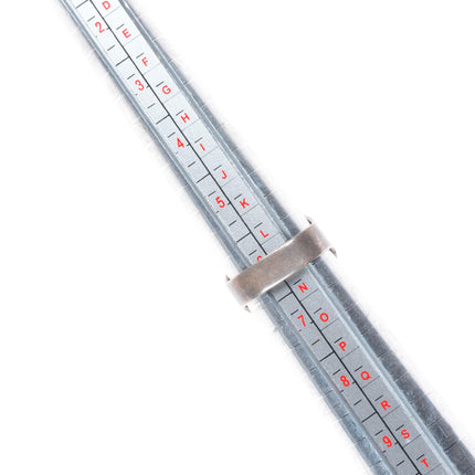 sz6.5 c1950 Victor Coochwytewa Hopi overlay early ring sterling silver