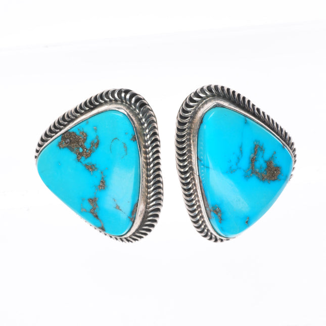 Vintage Native American/Southwestern sterling silver turquoise earrings