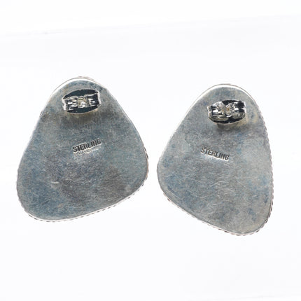 Vintage Native American/Southwestern sterling silver turquoise earrings