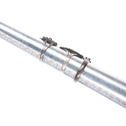 sz6- sz9 Vintage 1940's-50's Navajo/Zuni petit point sterling silver rings